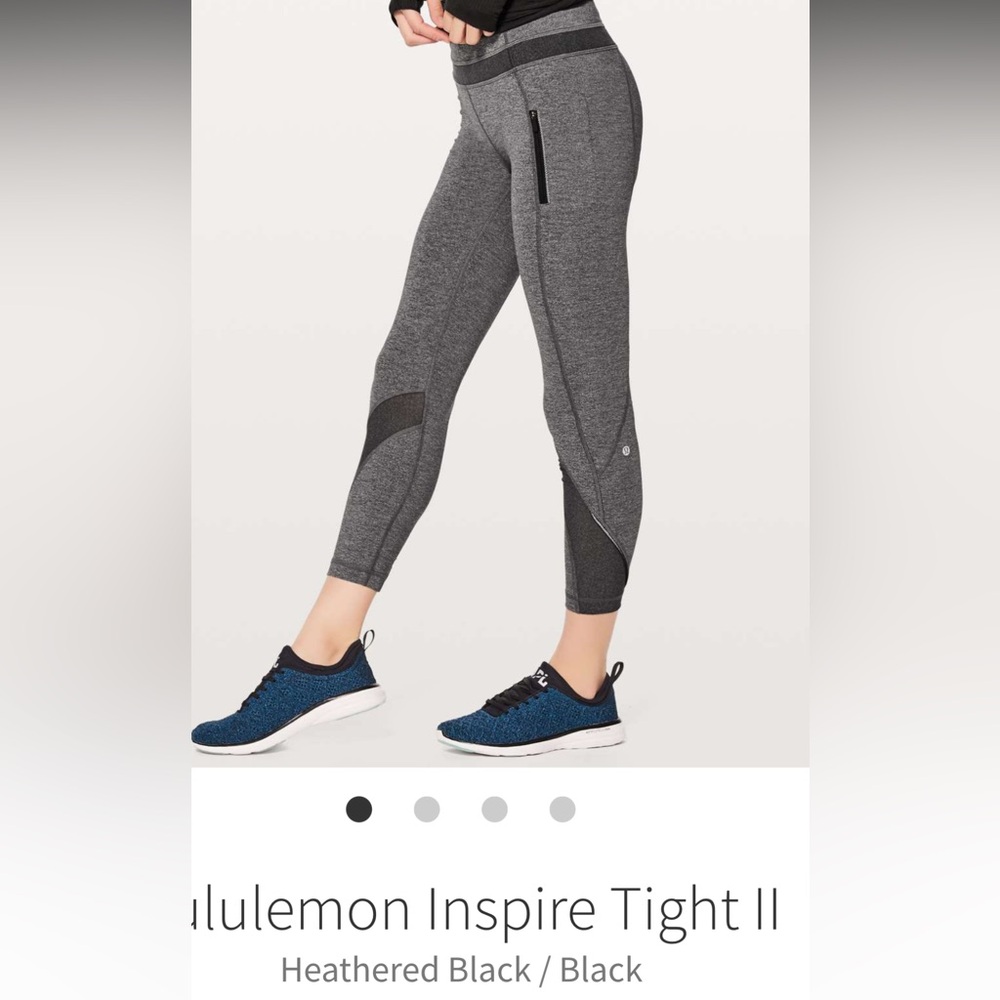 Good condition Lululemon inspire tight II size 6